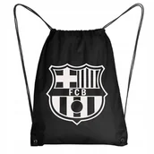 Plecaki worki - Worek Szkolny Na Buty Plecak WF FC Barcelona +IMIĘ - miniaturka - grafika 1