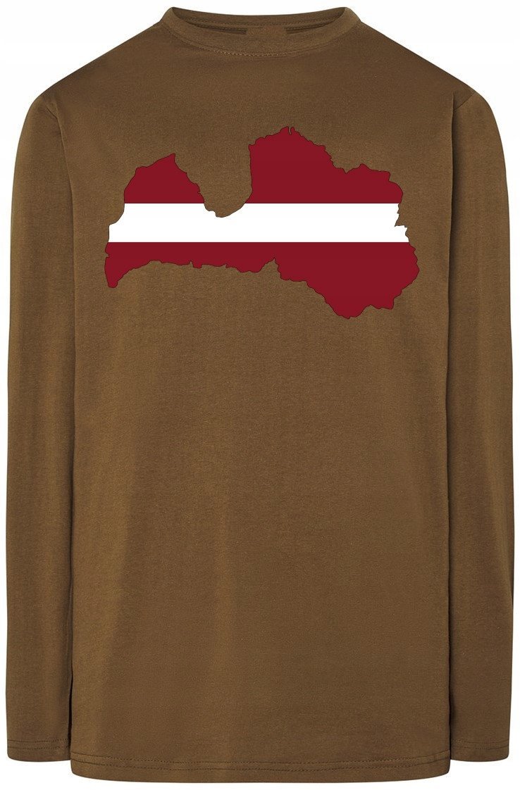 Łotwa Bluza Męska Longsleeve Modna Rozm.S