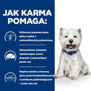 HILL'S PD Prescription Diet Canine Derm Complete Mini 1kg - Sucha karma dla psów - miniaturka - grafika 4