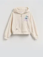 Bluzy dla dziewczynek - Reserved - Bluza Lilo i Stitch - beżowy - miniaturka - grafika 1