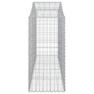 VIDAXL Kosze gabionowe, 18 szt, 200x50x100/120cm, galwanizowane żelazo - Ogrodzenia - miniaturka - grafika 6