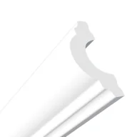 Sztukateria - Listwa ścienna dekoracyjna 200 x 3,8 x 1,8 m biały HomeMe - miniaturka - grafika 1