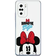 Etui i futerały do telefonów - Etui Minnie 027 Disney Nadruk pełny Biały Producent: Xiaomi, Model: MI 11i/ REDMI K40/K40 PRO/POCO F3/ F3 PRO - miniaturka - grafika 1