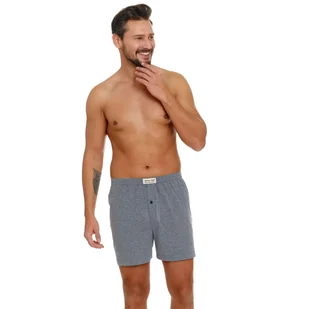 Szare bokserki męskie Doctor Nap -XL - Majtki męskie - miniaturka - grafika 1