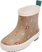 Kalosze damskie - Playshoes Dziecięce kalosze przeciwdeszczowe, uniseks, braun dzikie zwierzęta, 27 EU - miniaturka - grafika 1
