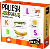 Gry planszowe - Tactic HEADU Montessori Touch Abc In Lithuanian lang. - miniaturka - grafika 1