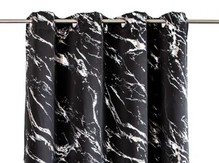 Zasłona zaciemniająca ENDLESS CHIC SILVER 140x270 na przelotkach - Zasłony - miniaturka - grafika 1