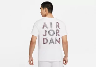 Nike Air Jordan Dri-Fit Air Graphic Crew Tee White - Koszulki męskie - miniaturka - grafika 1