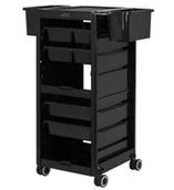 Meble fryzjerskie - Gabbiano pomocnik fryzjerski 68A czarny - miniaturka - grafika 1