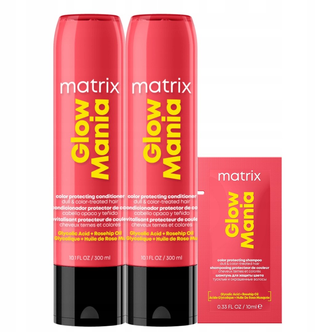 Matrix Glow Mania Odżywka do włosów farbowanych ułatwiająca rozczesywanie