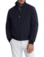 Bluzy męskie - Pierre Cardin Bluza męska, granatowa, S - miniaturka - grafika 1