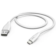 Kable - Kabel HAMA Ładujący/data USB-A - USB-C 1.5m Biały - miniaturka - grafika 1
