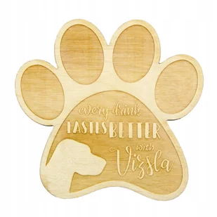 Vizsla 4 podkładki pod kubek z grawerem - Kubki - miniaturka - grafika 1