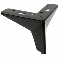 Meble modułowe i akcesoria - Nóżka meblowa metalowa Gwiazda czarna 10 cm noga do łóżka, sofy komody loft - miniaturka - grafika 1