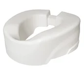 Akcesoria dla osób starszych i niepełnosprawnych - Nasadka podwyższająca 10 cm na sedes, z regulacją obwodu, do 150 kg, CLIP UP, Herdegen (biały) - miniaturka - grafika 1