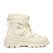 Śniegowce damskie - Śniegowce Hunter CEO-H8-382 Écru - miniaturka - grafika 1