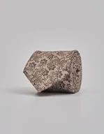 Krawaty i muchy męskie - krawat classico kcw2 brązowy - miniaturka - grafika 1
