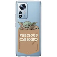 Etui i futerały do telefonów - ERT GROUP etui na telefon Xiaomi 12 PRO, case oryginalny i oficjalnie licencjonowany przez Star Wars, wzór Baby Yoda 030, optymalnie dopasowane, plecki z TPU częściowo przeźroczyste - miniaturka - grafika 1