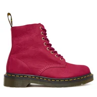 Glany damskie - Glany Dr. Martens 1460 Milled DM42596650 Różowy - miniaturka - grafika 1