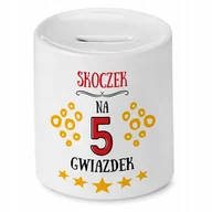 Skarbonki - Dla Skoczka Skarbonka na Urodziny Na Prezent z Nadrukiem ze Zdjęciem + Opakowanie na prezent (wzór 01) - miniaturka - grafika 1