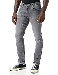 Calvin Klein Jeans Spodnie męskie Slim, Szary dżins, 28W / 34L - Spodnie męskie - miniaturka - grafika 1