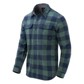 Koszule męskie - Helikon Koszula GreyMan Shirt Moss Green Checkered r. S - miniaturka - grafika 1