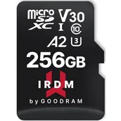 Karty pamięci - Goodram IRDM M2AA MicroSDXC 256GB UHS-I/U3 A2 V30 IR-M2AA-2560R12 IR-M2AA-2560R12 - miniaturka - grafika 1