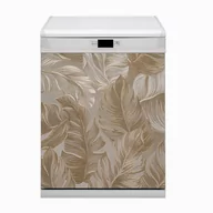 Dekoracje domu - Bluedecor Magnetyczna Mata na zmywarkę Złote liście 60x80 - miniaturka - grafika 1