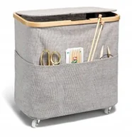 Pasmanteria - pojemnik składany na włóczkę PRYM 612055 tkanina bambus - miniaturka - grafika 1