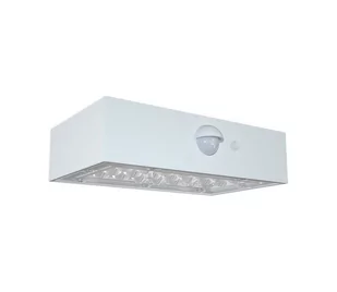 LED Kinkiet solarny z czujnikiem LED/3W/3,7V 3000K/4000K IP65 biały - Lampy ogrodowe - miniaturka - grafika 1