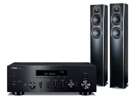 Zestawy stereo - Yamaha R-N600A (czarny) + Carina FS247.4 (czarny) - miniaturka - grafika 1