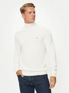 Swetry męskie - Tommy Hilfiger Golf MW0MW28048 Biały Regular Fit - miniaturka - grafika 1