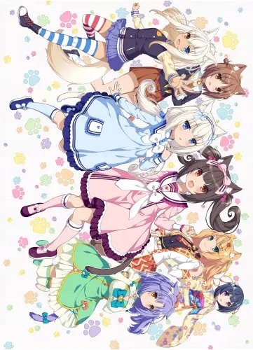 Plakat Anime Manga Nekopara np_128 A1+ (custom)