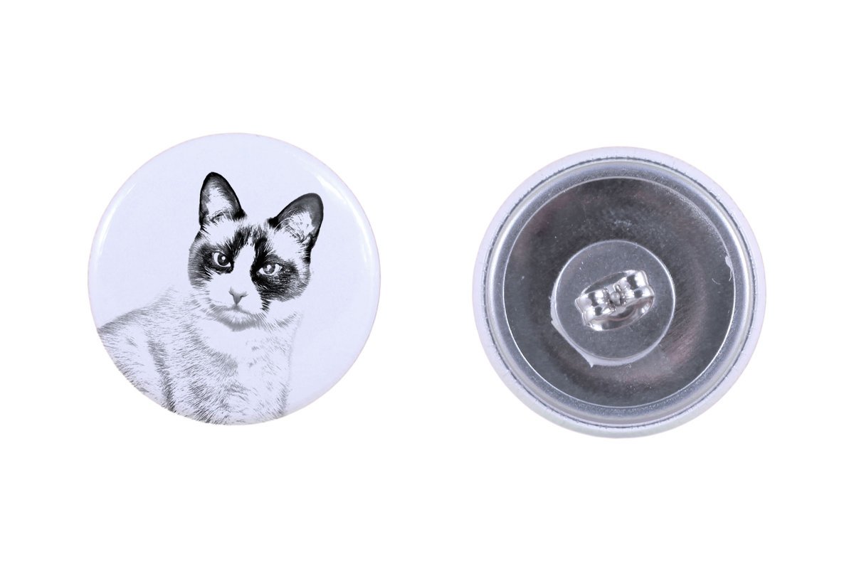 Śnieżny but - kolczyki z ukochanym kotem, własne foto, idealny gadżet dla miłośników kotów marki Art.-Dog
