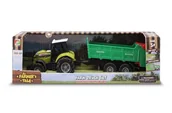 Samochody i pojazdy dla dzieci - MINI FARMA TRAKTOR Z PRZYCZEPą - miniaturka - grafika 1