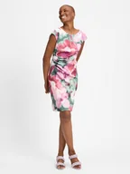 Sukienki - Swing Damska sukienka wieczorowa Kobiety zielony|różowy|wielokolorowy wzorzysty, 34 - miniaturka - grafika 1