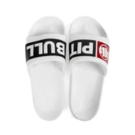 Klapki i japonki męskie - Pit Bull Klapki Hilltop White - miniaturka - grafika 1