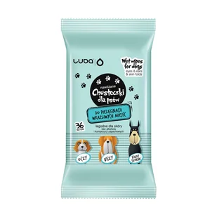 Luba Nawilżane chusteczki dla psów Do Pielęgnacji Wrażliwych Miejsc 36 szt - Suplementy i witaminy dla psów - miniaturka - grafika 2
