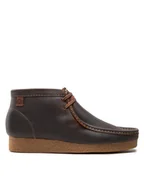 Botki męskie - Clarks Trzewiki Shacre 261594367 Brązowy - miniaturka - grafika 1