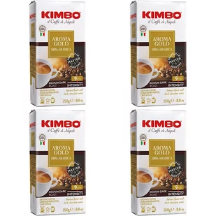 4x Kawa mielona KIMBO Aroma Gold 250 g - Kawa - miniaturka - grafika 1