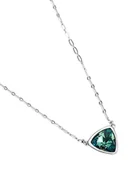 Koszulki i topy damskie - UNOde50 naszyjnik wisiorek stop metali pozłacany 18-karatowym złotem ogniwa wielokolorowy trójkątny kryształ ręcznie wykonana biżuteria wyprodukowano we Włoszech, unikalny rozmiar, - miniaturka - grafika 1