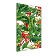 Obrazy i zdjęcia na płótnie - Foto obraz na szkle pionowy Strelicja królewska - miniaturka - grafika 1