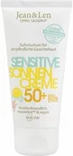 Balsamy i kremy do opalania - Krem przeciwsłoneczny Sensitive do twarzy SPF 50+, Jean&Len, 50ml - miniaturka - grafika 1