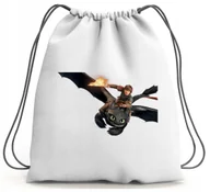 Torby szkolne - PLECAK WOREK JAK WYTRESOWAĆ SMOKA SZKOLNY - miniaturka - grafika 1