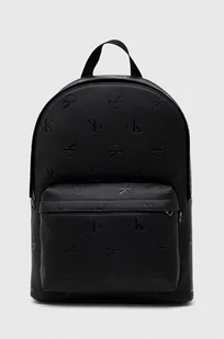 Calvin Klein Jeans plecak męski kolor czarny duży wzorzysty - Plecaki - miniaturka - grafika 1