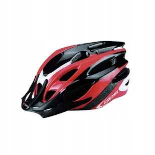 kask rowerowy Ges Rocket roz L czarno czerwony - Kaski rowerowe - miniaturka - grafika 1