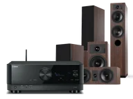 Kino domowe - Yamaha RX-V6A (czarny) + Tesi 5 + 2 + 7 (mokka) - miniaturka - grafika 1