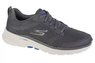 Skechers Go Walk 6 Avalo 216209-CHAR męskie sneakersy szare - Sneakersy męskie - miniaturka - grafika 1