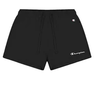 Spodenki damskie - Champion Legacy American Classics S Logo High Waist Regularne Spodenki Damskie, Czarny, XXL - miniaturka - grafika 1