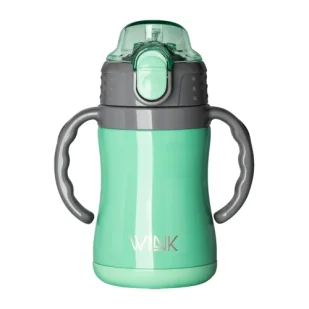 Mini bidon termiczny GREEN - Shakery i bidony sportowe - miniaturka - grafika 1